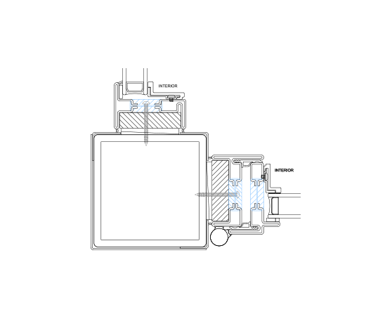 Corner Steel Mullions 1A