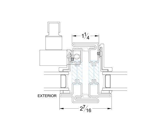 Outswing Combo Mullions